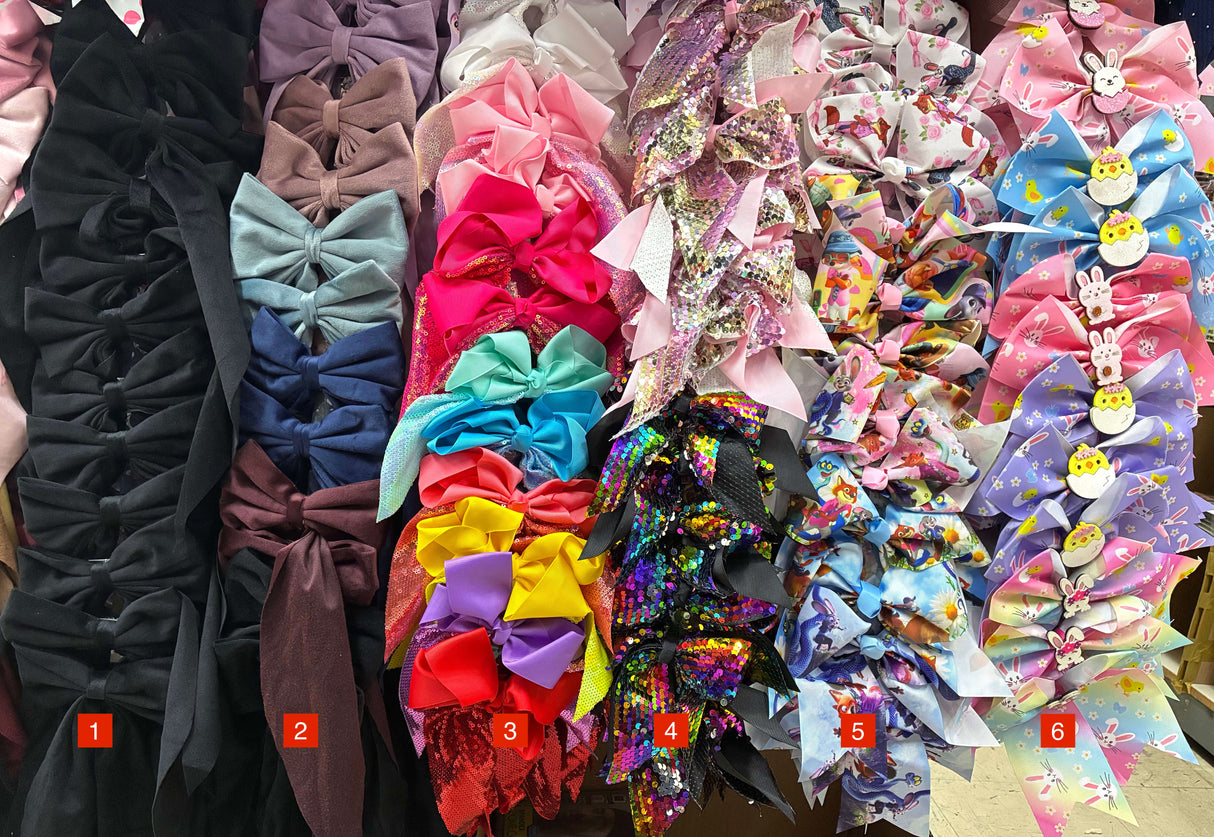 Wholesale Design Hair Bows #27BOT (12PC)