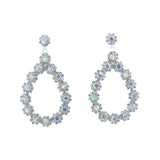 Fashion Floral Teardrop Dangle Earrings #28319 - Multiple Colors (PC)