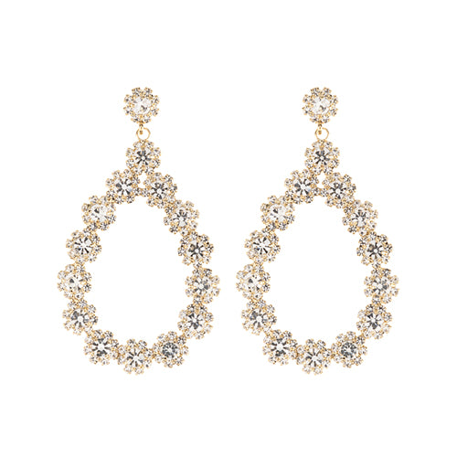 Fashion Floral Teardrop Dangle Earrings #28319 - Multiple Colors (PC)