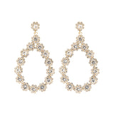 Fashion Floral Teardrop Dangle Earrings #28319 - Multiple Colors (PC)