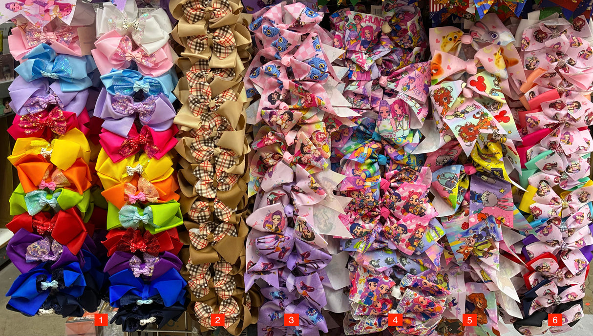 Wholesale Design Hair Bows #28BOT (12PC)