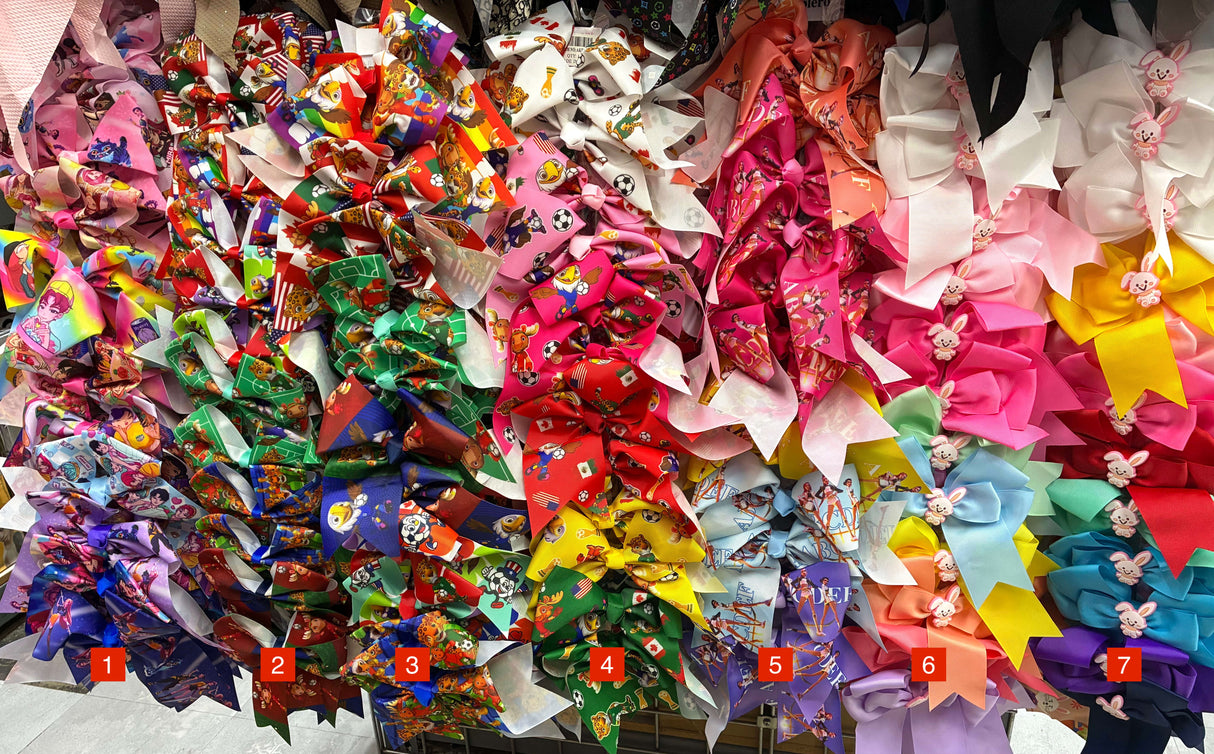 Wholesale Design Hair Bows #28BOT (12PC)