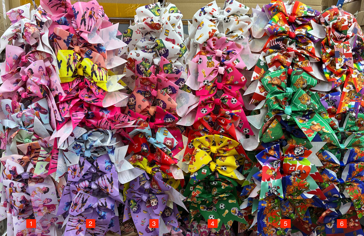 Wholesale Design Hair Bows #28TOP (12PC)