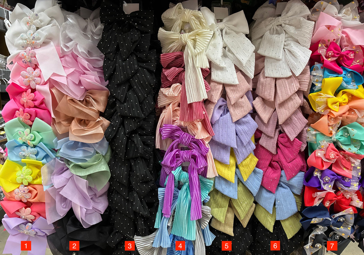 Wholesale Design Hair Bows #30BOT (12PC)