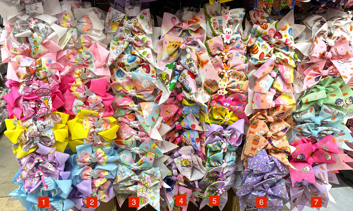 Wholesale Design Hair Bows #30BOT (12PC)