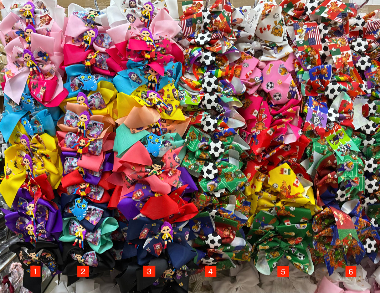 Wholesale Design Hair Bows #30TOP (12PC)