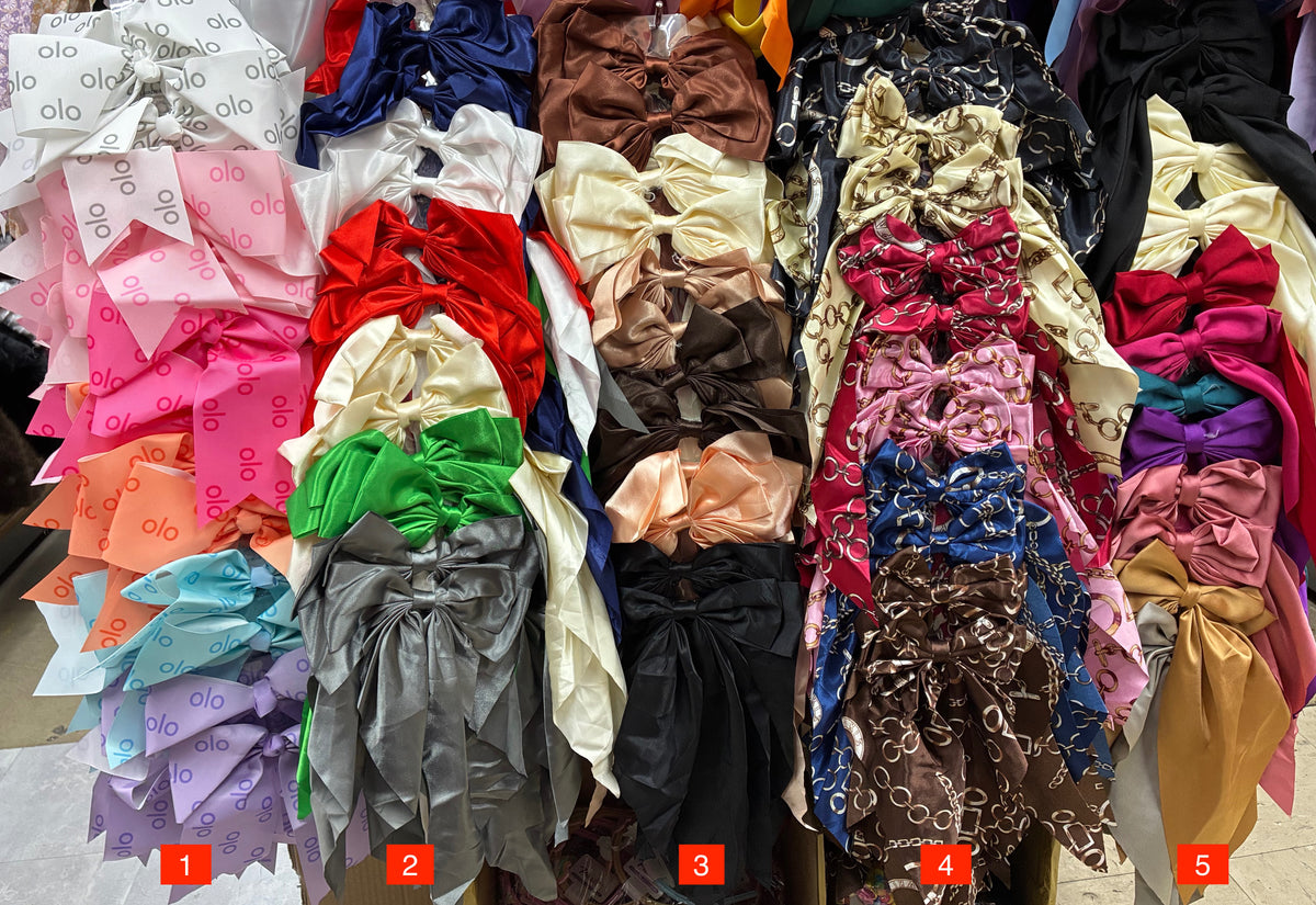 Wholesale Design Hair Bows #32BOT (12/24PC)