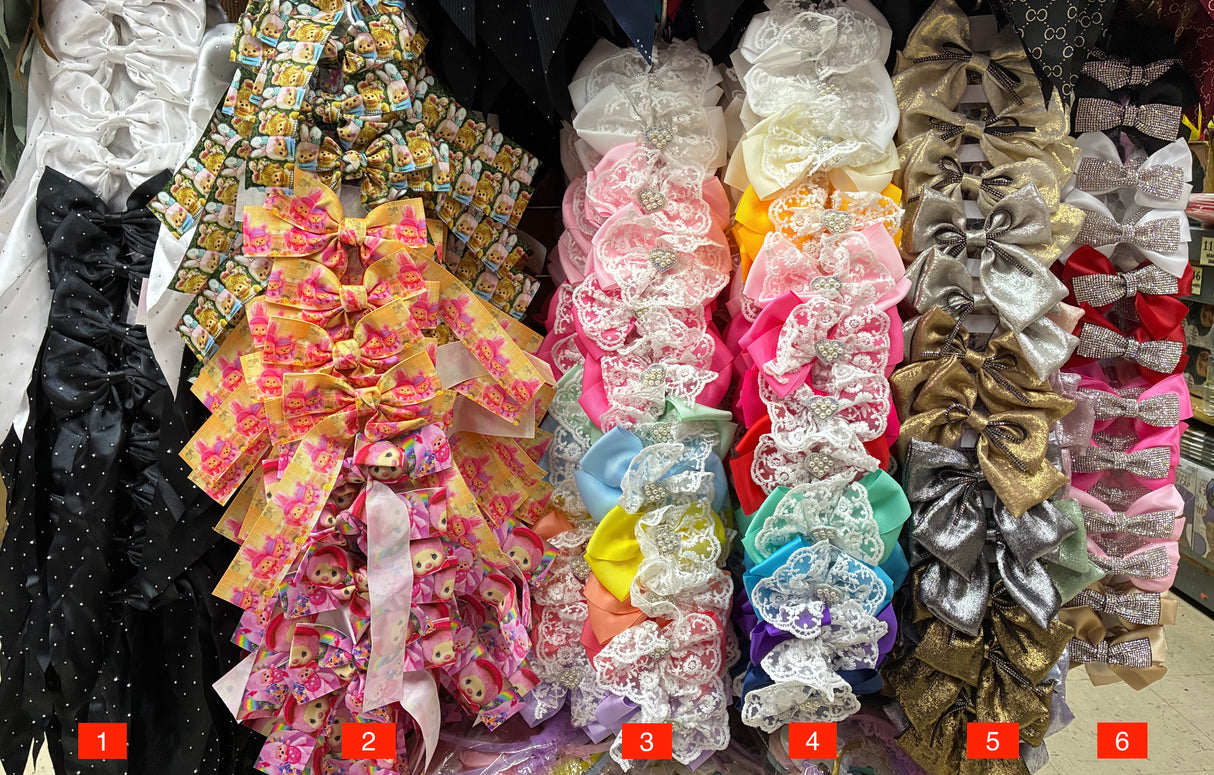 Wholesale Design Hair Bows #33BOT (12/24PC)