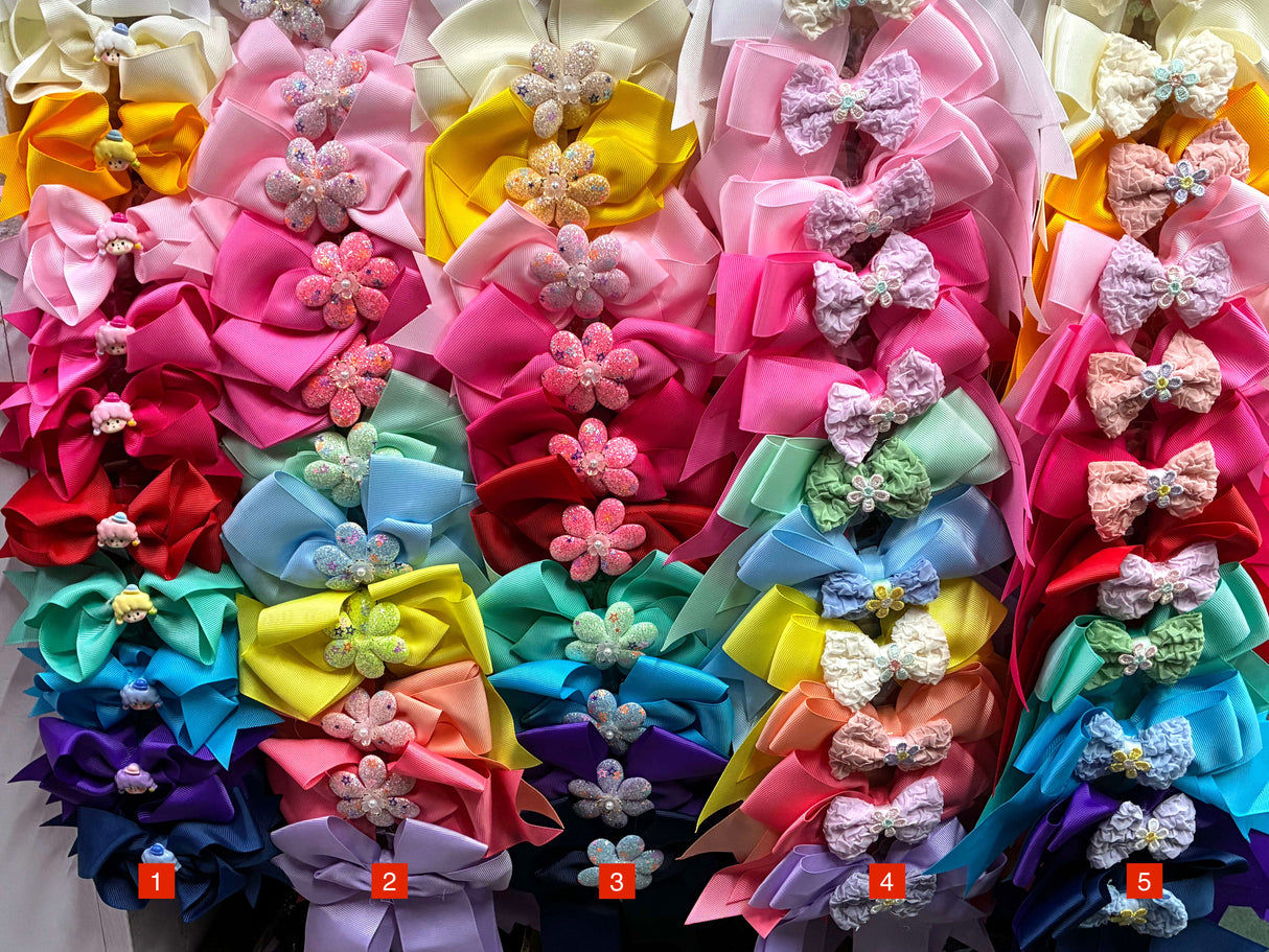 Wholesale Design Hair Bows #33BOT (12PC)