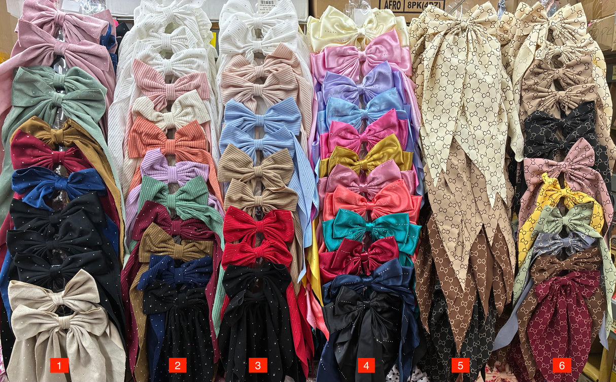 Wholesale Design Hair Bows #33TOP (12/24PC)