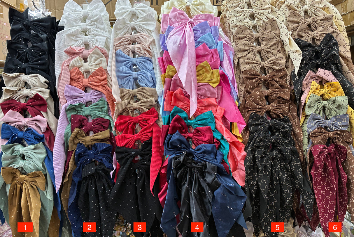 Wholesale Design Hair Bows #33TOP (12/24PC)