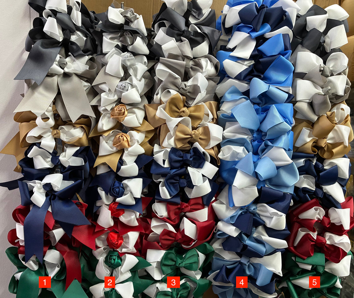 Wholesale Design Hair Bows #39TOP (12/24PC)