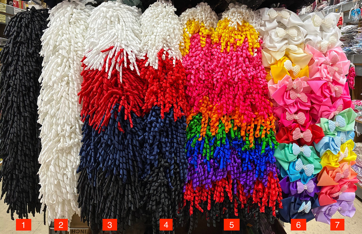 Wholesale Design Hair Bows #35BOT (12/24PC)
