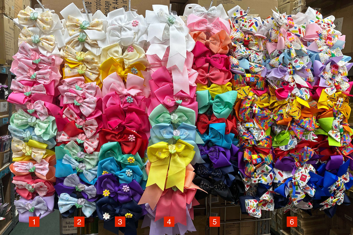 Wholesale Design Hair Bows #35TOP (12PC)