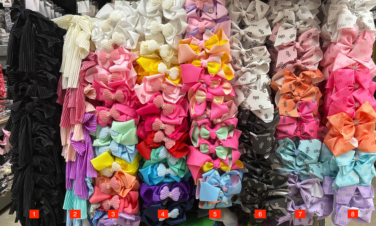 Wholesale Design Hair Bows #36BOT (12/24PC)