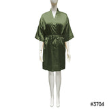 Lux Satin Short Robe #3701-3707 & #3741-3747(PC)