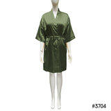 Lux Satin Short Robe #3701-3707 & #3741-3747(PC)