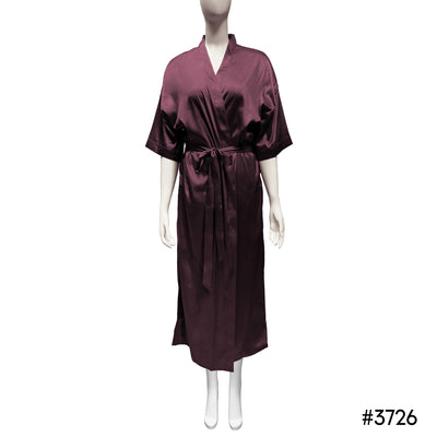 Lux Satin Long Robe #3721-3727 & #3761-3767 (PC)