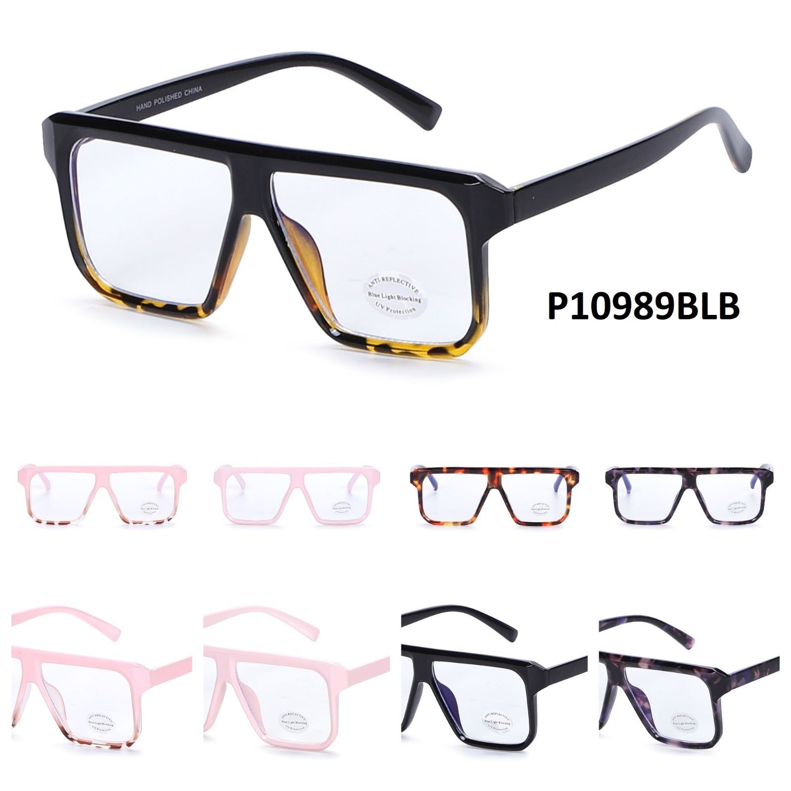 Wholesale Fashion Sunglasses #P10989BLB (12PC) - Main Image