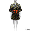 Lux Pattern Satin Short Robe #3801-3807 & 3841-3847 (PC)