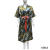 Lux Pattern Satin Long Robe #3821-3827 & 3861-3867 (PC)