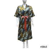 Lux Pattern Satin Long Robe #3821-3827 & 3861-3867 (PC)