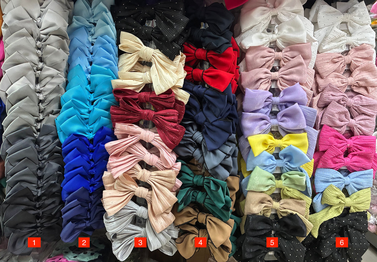 Wholesale Design Hair Bows #38BOT (12/24PC)