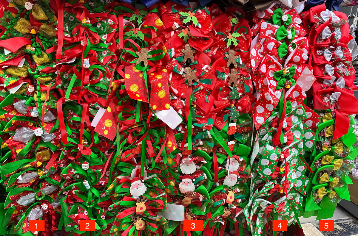 Wholesale Design Hair Bows #38BOT (12/24PC)