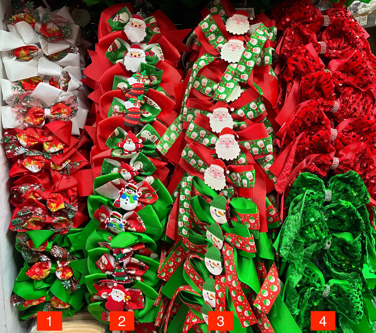 Wholesale Design Hair Bows #39BOT (12/24PC)