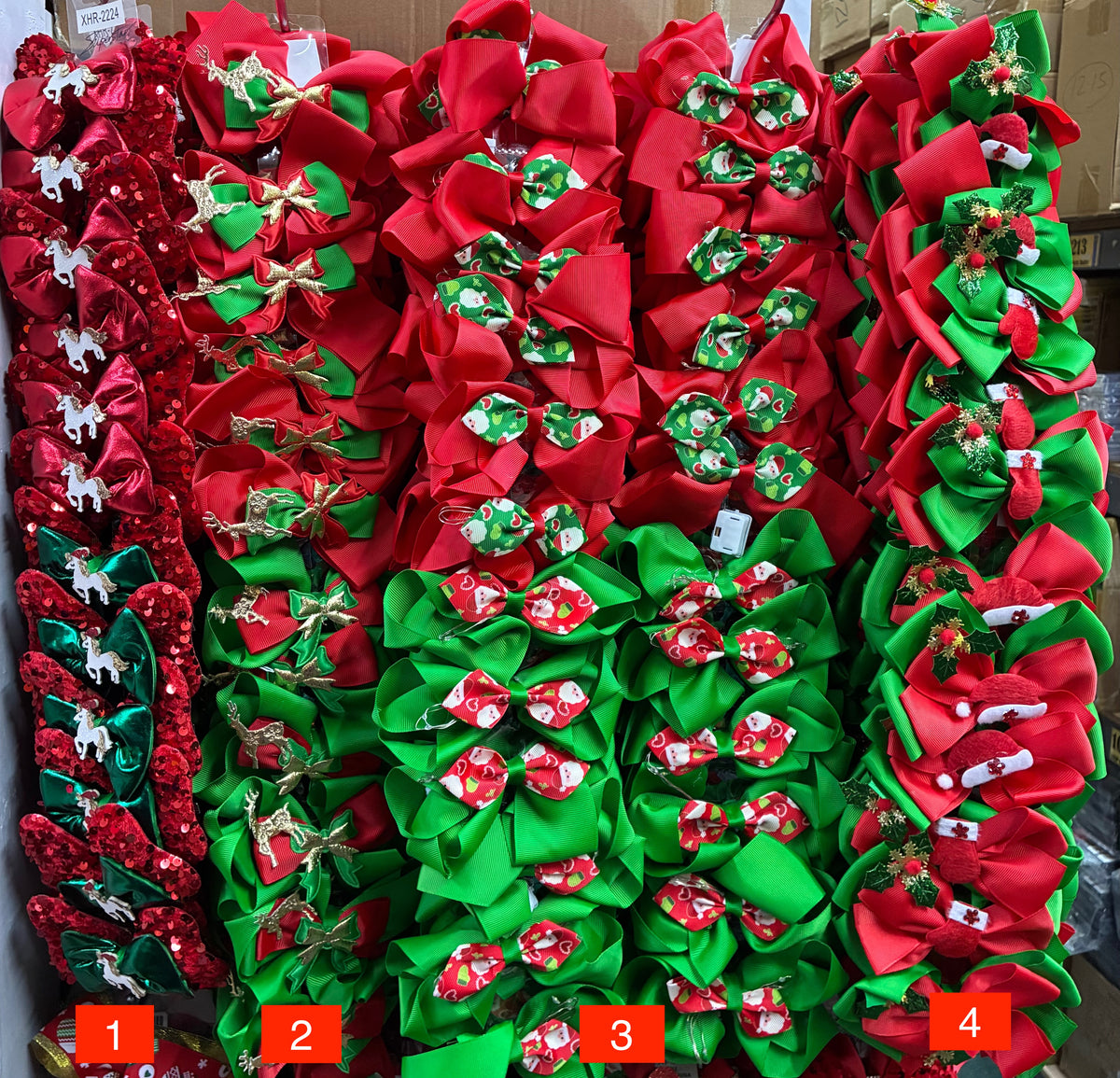 Wholesale Design Hair Bows #39TOP (12/24PC)