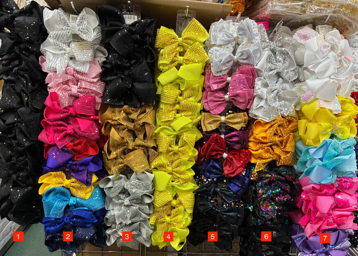 Wholesale Design Hair Bows #44TOP (12/24PC)