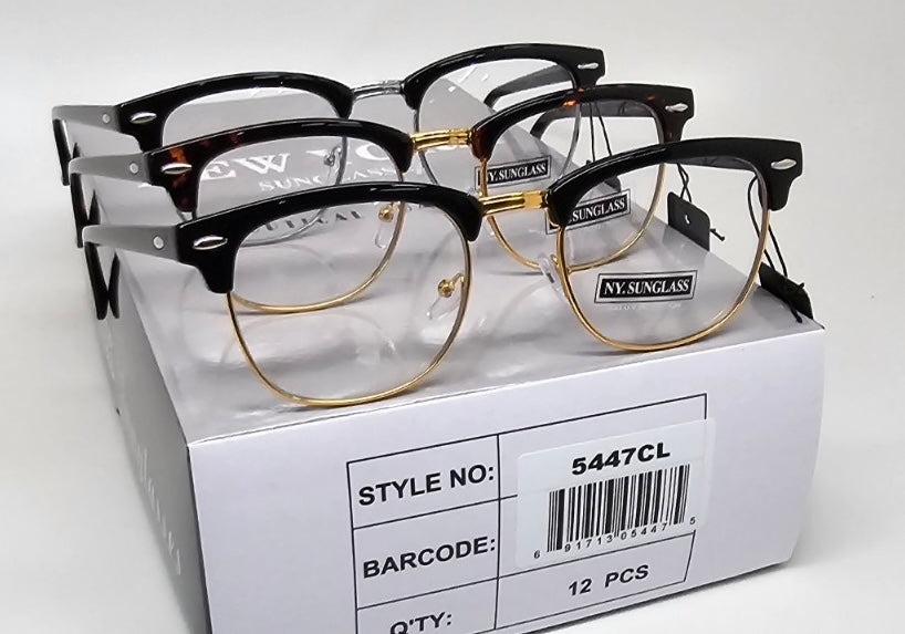 Wholesale Fashion Sunglasses #5447CL (12PC)