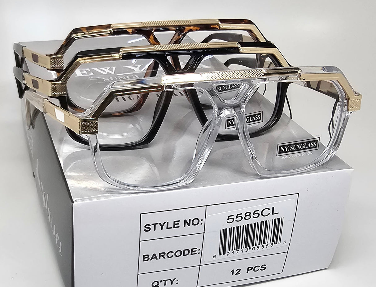 Wholesale Fashion Sunglasses #5585CL (12PC)