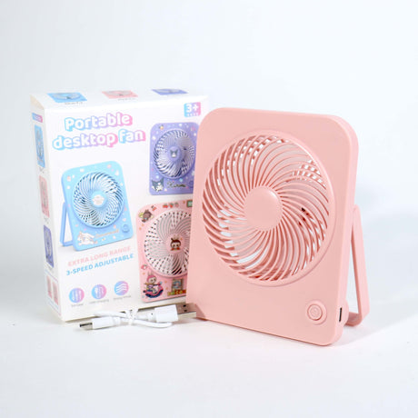 Portable Desktop Beauty Fan #6830A - Multiple Colors (PC)
