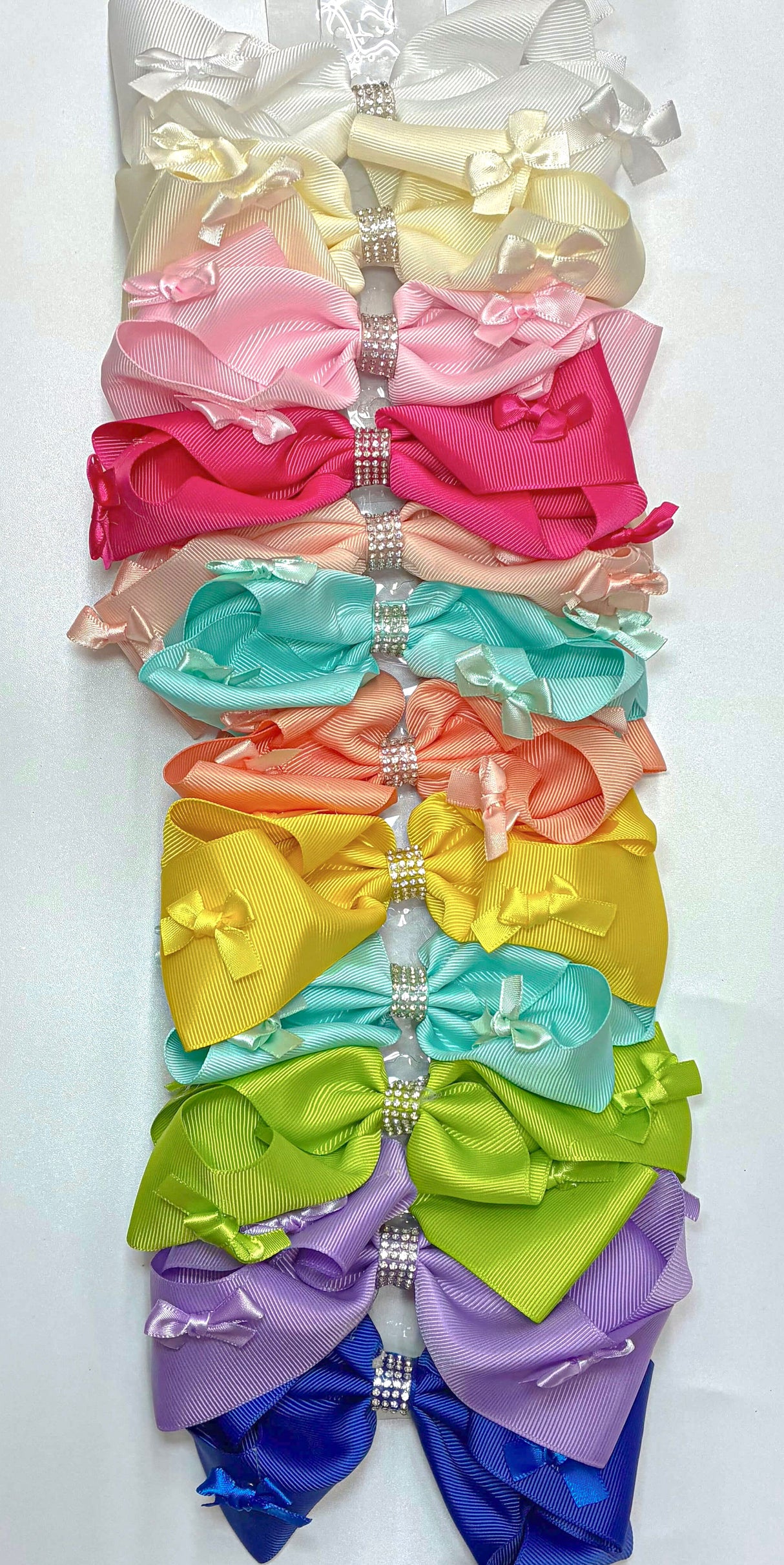 HAIRBOW LARGE ASSORT BOW DESIGN #ETP2371 (12PC)