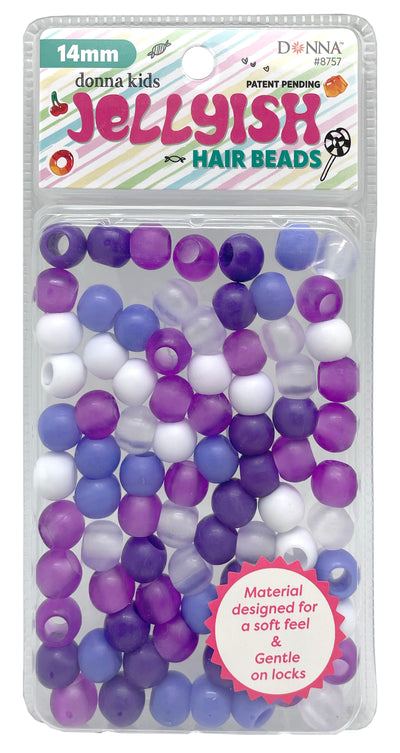 Jellyish Hair Beads 14MM - Multiple Colors