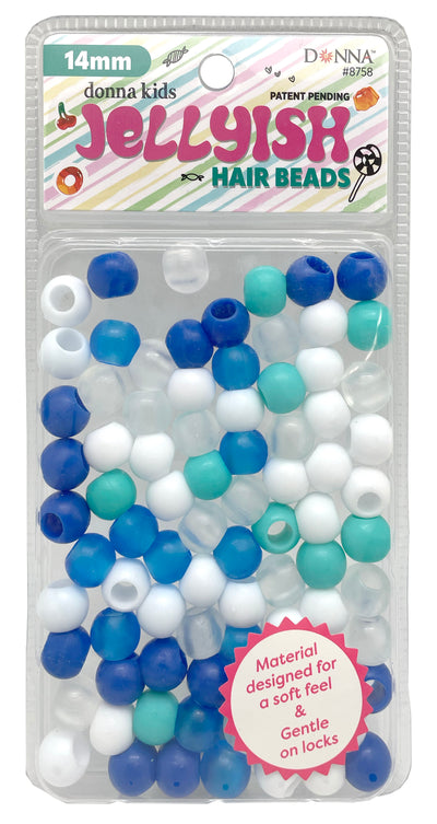 Jellyish Hair Beads 14MM - Multiple Colors