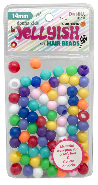 Jellyish Hair Beads 14MM - Multiple Colors