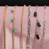 Premium Teal Mix Ankle Bracelet Display #900-036 (14PC)