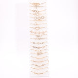 Premium Chain Anklet Display #900-040 - Multiple Colors (14PC)