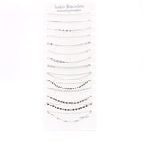 Premium Anklet Display #900-048W (14PC)