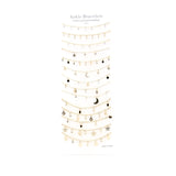 Premium Butterfly Night Bloom Ankle Bracelet Display #900-049G (14PC)