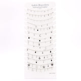 Premium Moon and Stars Anklet Display #900-049W (14PC)