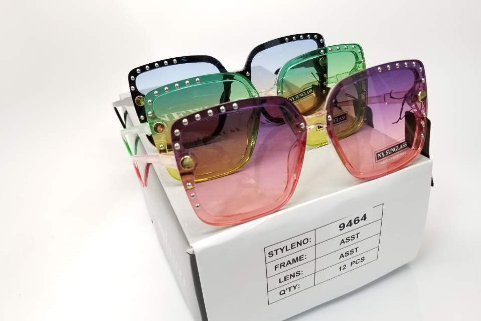 Wholesale Fashion Sunglasses #9464 (12PC)