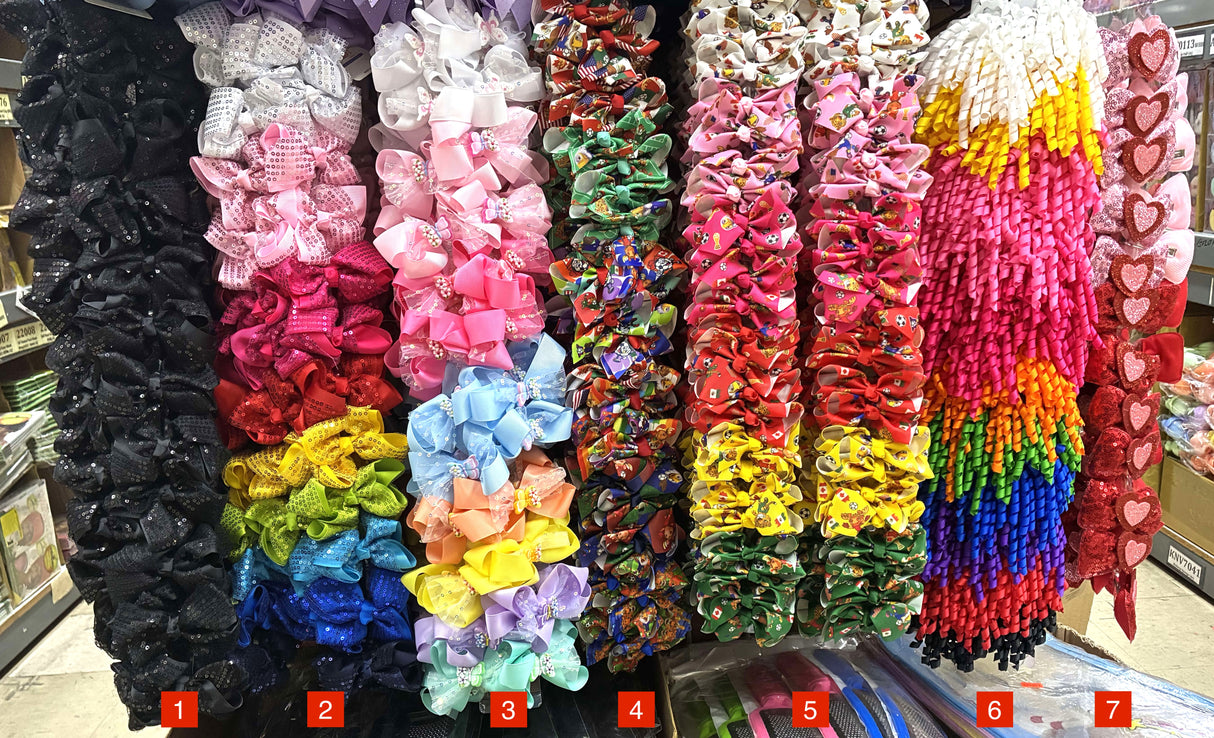 Wholesale Design Hair Bows #9BOT (12PC)