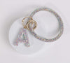Fashion Wristlet Initial Keychain (PC)