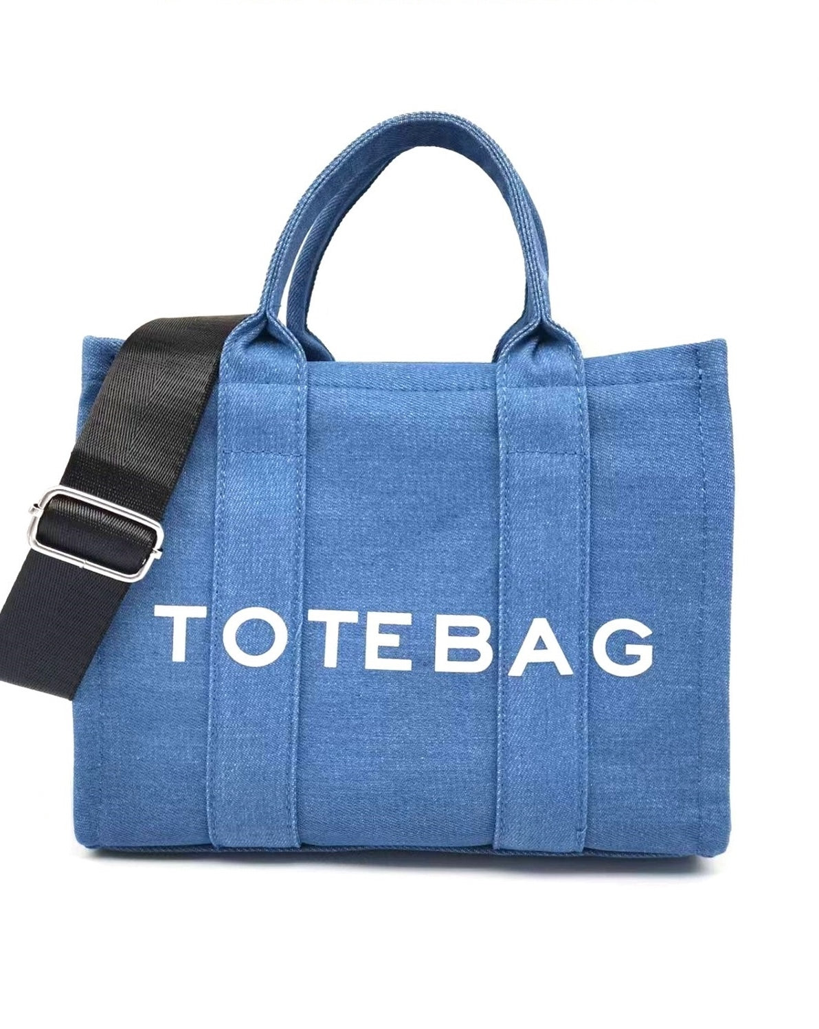 Design Denim Tote Bag #ABG882MBLUE (PC)