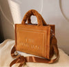 Fashion Suede Tote Bag #ABG931 - Multiple Colors (PC)