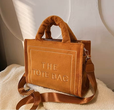 Fashion Suede Tote Bag #ABG931 - Multiple Colors (PC)