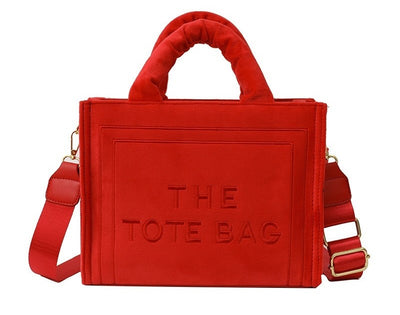 Fashion Suede Tote Bag #ABG931 - Multiple Colors (PC)